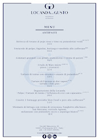 Locanda Del Gusto à Pietrasanta menu