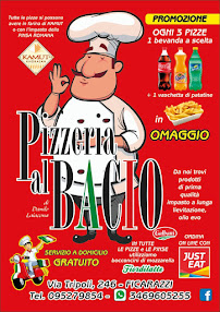 Al Bacio à Aci Castello carte