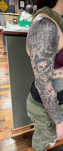 Explore virgo tattoo ideas male, creative tattoo ideas in Deptford, available at THE CONVENT Tattoo & Body Piercing Studio