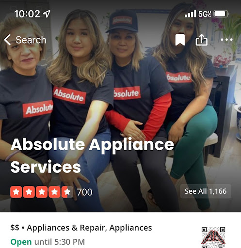Appliance repair service Paradise