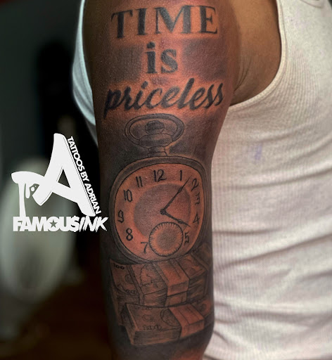 Explore basketball tattoo ideas leg, creative tattoo ideas in Hammond, available at Famous Ink, Inc.