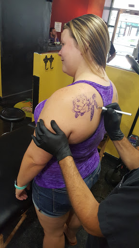 Explore heart attack tattoo ideas, creative tattoo ideas in Nashville, available at Nashville Ink