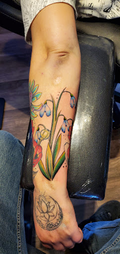 Explore mens dark tattoo ideas, creative tattoo ideas in Kalispell, available at Swindler Ink