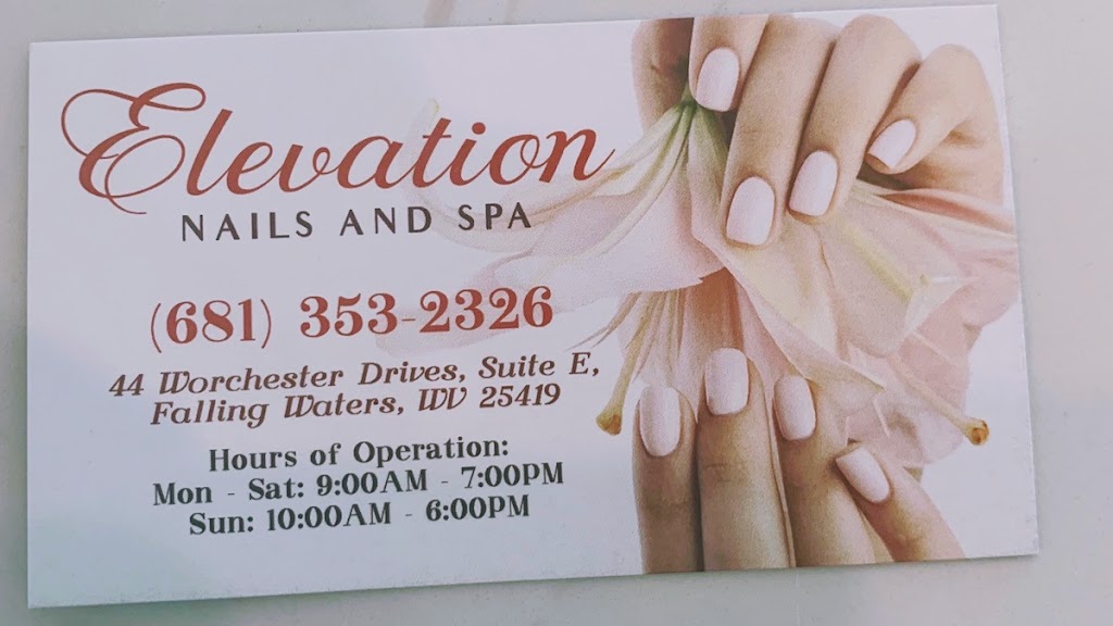 Elevation Nails & Spa in Falling Waters - WV 25419