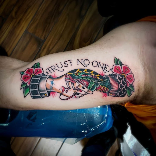 Explore pansexual tattoo ideas, creative tattoo ideas in Calhoun, available at A Sailors Grave Tattoo Parlor