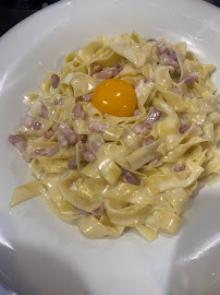 Pâtes à la carbonara du Restaurant italien Un Italiano Vero à Saint-Privat-des-Vieux - n°3