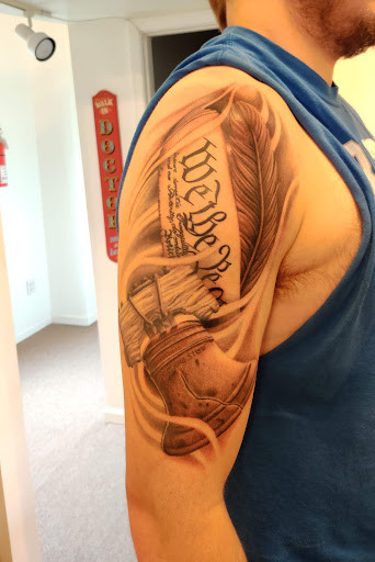 Explore dc comic tattoo ideas, creative tattoo ideas in Hebron, available at Explosive Ink Tattoo