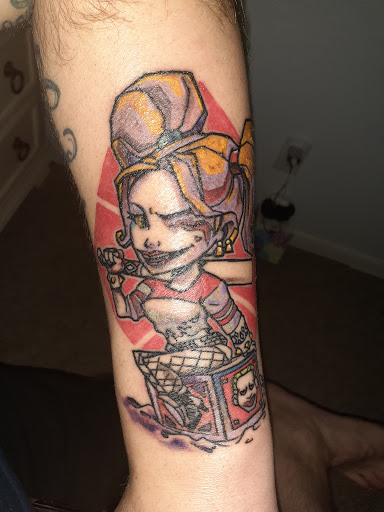 Explore black cat tattoo ideas, creative tattoo ideas in Belton, available at Tattoo Therapy