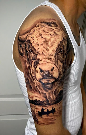 Explore tattoo ideas for military, creative tattoo ideas in Fontana, available at Iconiq Tattoo Studio