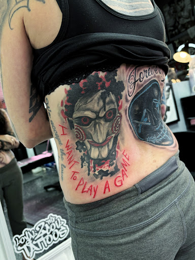 Explore call of duty tattoo ideas, creative tattoo ideas in Fort Myers, available at Loyal 2 The Coil Tattoos & Piercings (Edison Mall Location Entrance F)