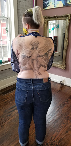 Explore black female tattoos ideas, creative tattoo ideas in Louisville, available at Prophecy Ink Tattoo Studio & Fine Art Gallery