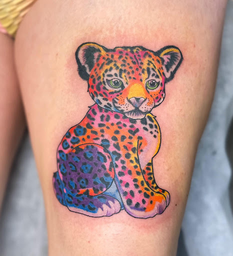 Explore beach tattoo ideas for men, creative tattoo ideas in Clear Lake, available at Studio 65 Tattoos
