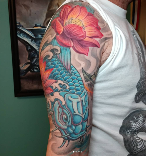 Explore gone fishing tattoo ideas, creative tattoo ideas in Salisbury, available at Crucial Tattoo Studio