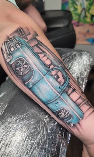 Explore two daughters tattoo ideas, creative tattoo ideas in Lawrenceburg, available at Yellow Rose Tattoo