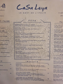 Casa Leya à Nice menu