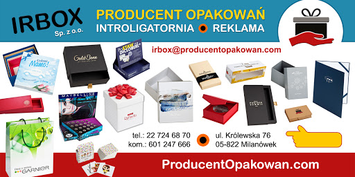 Producent Opakowań i Introligatornia - Irbox Sp. z o.o.