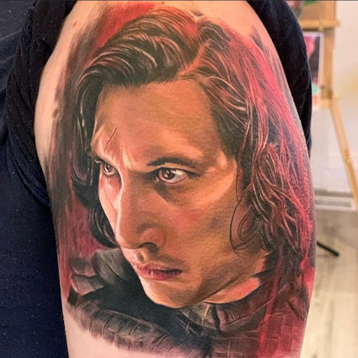 Explore neck tattoo ideas men, creative tattoo ideas in Dayton, available at Aisle 9 Tattoo