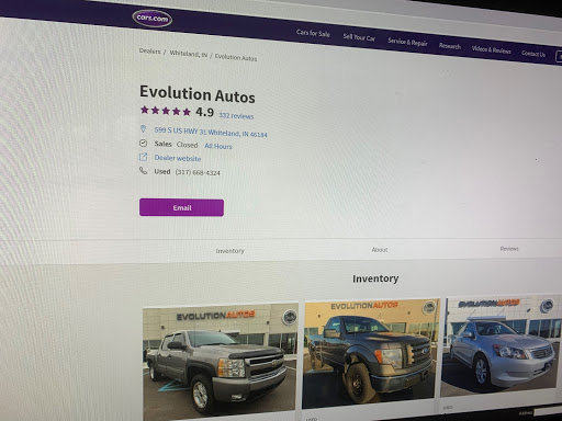 Used Car Dealer «Evolution Autos», reviews and photos, 2150 N Morton St, Franklin, IN 46131, USA