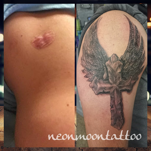 Explore crystal ball tattoo ideas, creative tattoo ideas in Pittsburg, available at NeonMoon Tattoo