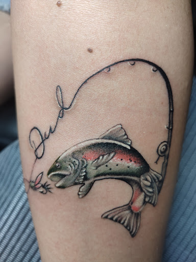 Explore heavy equipment tattoo ideas, creative tattoo ideas in Santa Fe, available at Lokote Tattoos