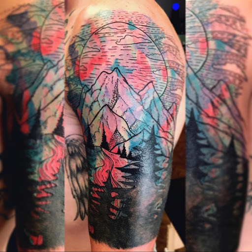 Explore manifestation tattoo ideas, creative tattoo ideas in Sumter, available at Broken Arrow Tattoo Studio