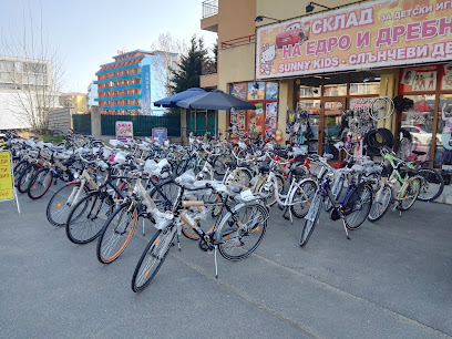 Магазин за велосипеди, вело части и сервиз.