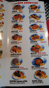 Kebab Uskudar à Lyon (la carte)