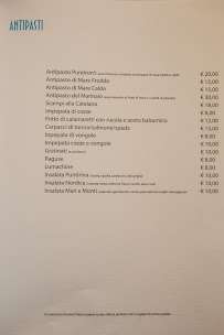 Menu / carte de Ristorante Puntiron's à Marotta, Mondolfo