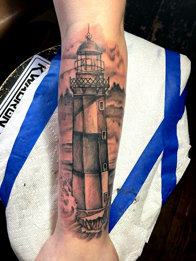 Explore couple name tattoo ideas, creative tattoo ideas in Roanoke, available at RailYard INK