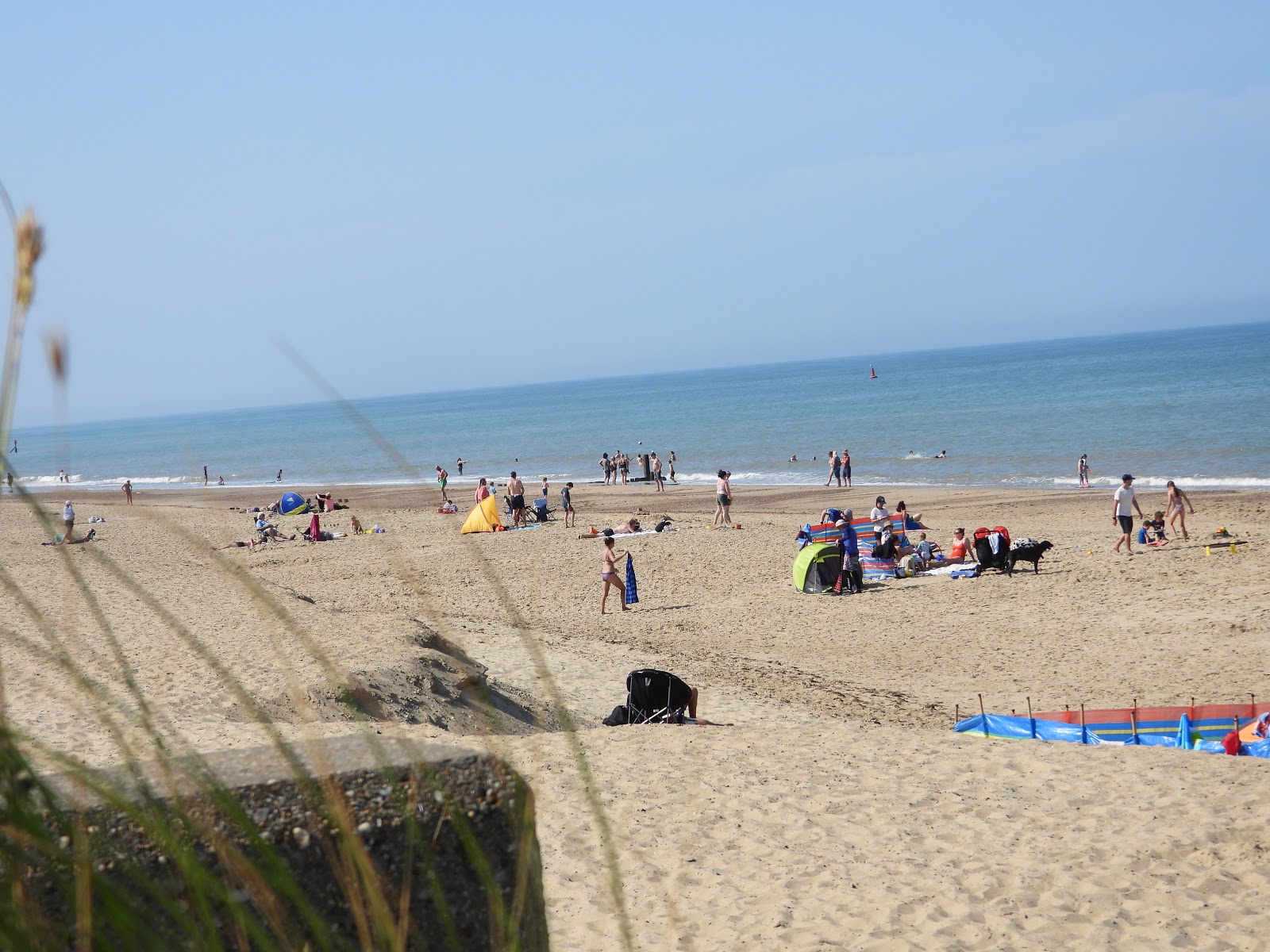 Fotografie cu Plaja Bacton - locul popular printre cunoscătorii de relaxare