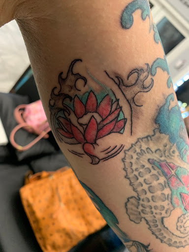 Explore traveler tattoo ideas, creative tattoo ideas in Port Aransas, available at Island Ink studio