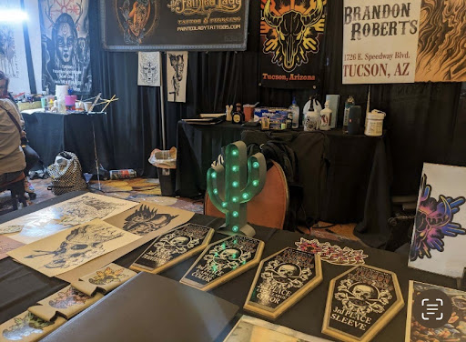 Explore blackbear tattoo ideas, creative tattoo ideas in Tucson, available at The Painted Lady Tattoo