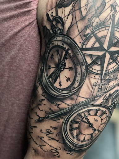 Explore women's hand tattoo ideas, creative tattoo ideas in Lake Villa, available at Eternal Tiger Tattoo