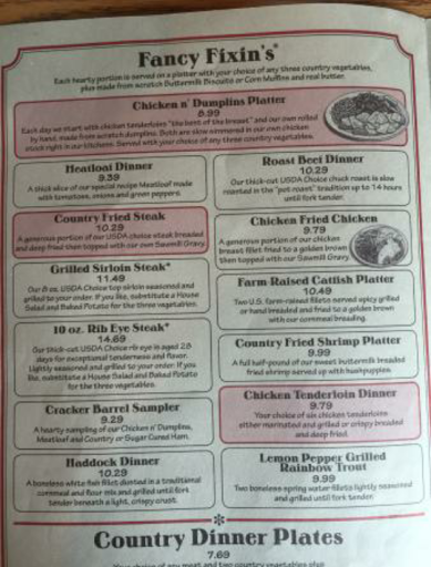 American Restaurant «Cracker Barrel Old Country Store», reviews and photos, 3954 Grandview Dr, Simpsonville, SC 29680, USA