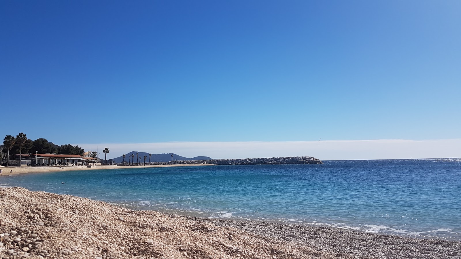 Foto von Plages du Mourillon mit sehr sauber Sauberkeitsgrad