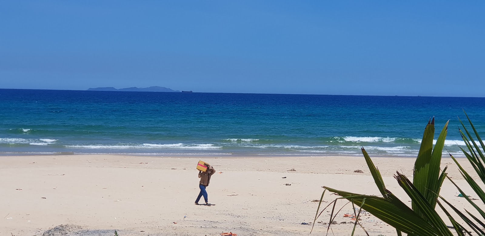 Foto av An Sen Beach med hög nivå av renlighet