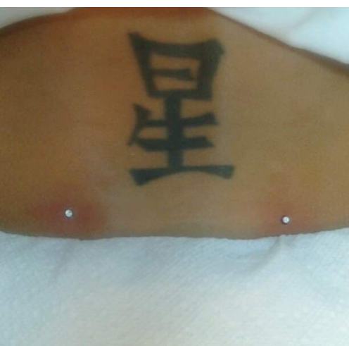 Explore calf muscle tattoo ideas, creative tattoo ideas in Hialeah, available at Allstar Tattoo & Body piercing