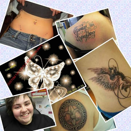 Explore back of the leg tattoo ideas, creative tattoo ideas in Elko, available at Custom Tattoos and Body Piercing Studio