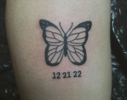 Explore paper airplane tattoo ideas, creative tattoo ideas in Valdosta, available at Acid Ink Tattoos