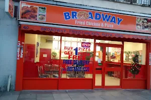 Broadway fried chicken and pizza image