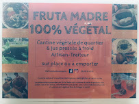 Restaurant végétalien Fruta Madre à Lyon (le menu)