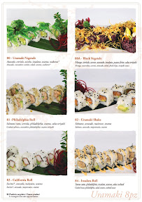 Restaurant asiatique Golden à Catania (la carte)