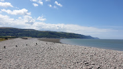 Photo de Plage de Bossington avec rivage droit, long