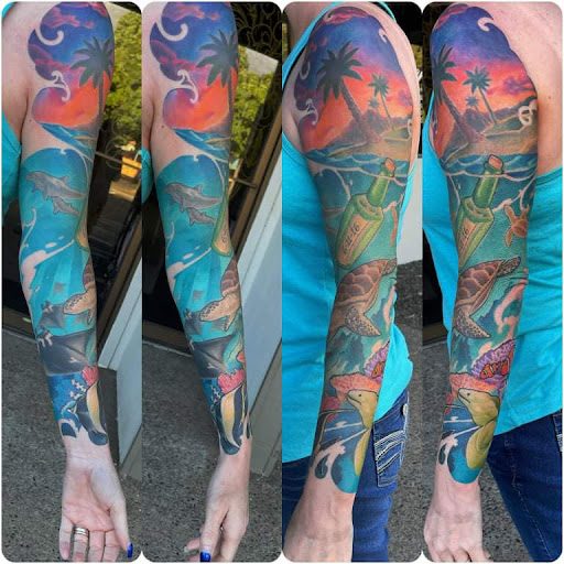 Explore gemini sign tattoo ideas, creative tattoo ideas in Rogers, available at Tailored Fit Tattoo and Gallery