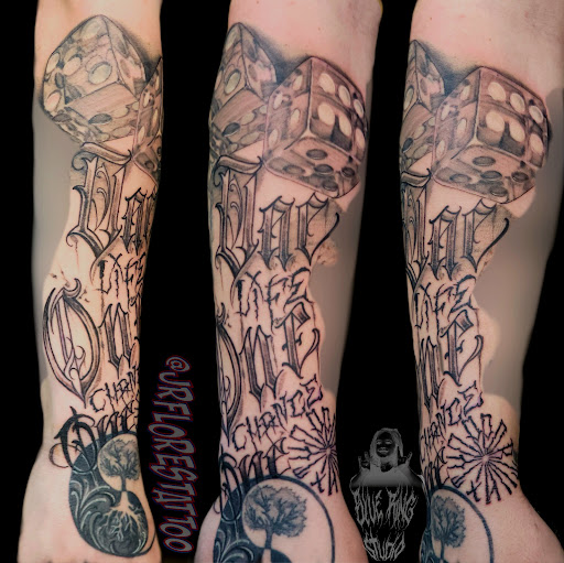 Explore upper back tattoo ideas, creative tattoo ideas in Caldwell, available at Blue Ring Studio Tattoo & Piercing