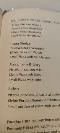 Villa Sella Pizza & More.. à Sëlva menu