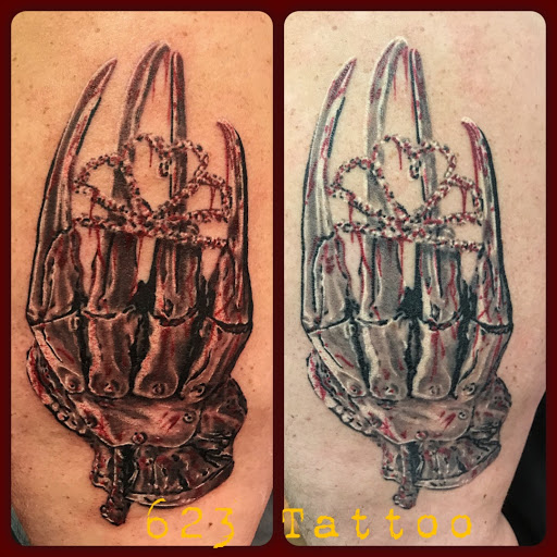 Explore inside forearm tattoo ideas, creative tattoo ideas in Watertown, available at 623 Tattoo