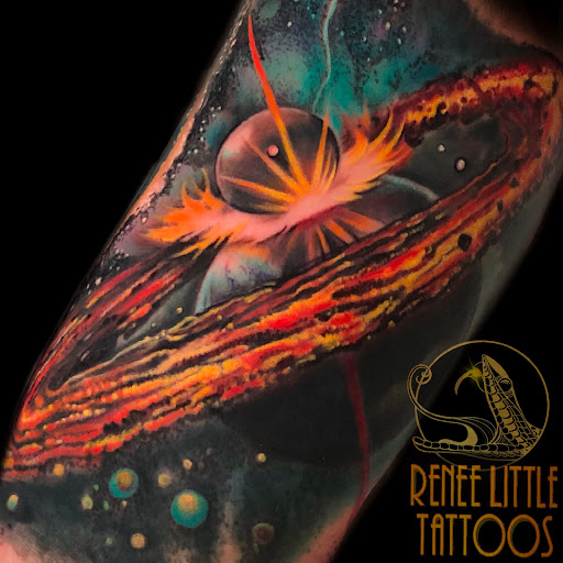 Explore mens ankle tattoo ideas, creative tattoo ideas in Oklahoma City, available at Gold Fang Gallery