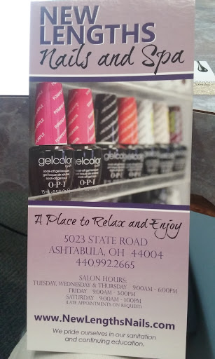Nail Salon «New Lengths Nail Salon & Spa», reviews and photos, 5023 State Rd, Ashtabula, OH 44004, USA