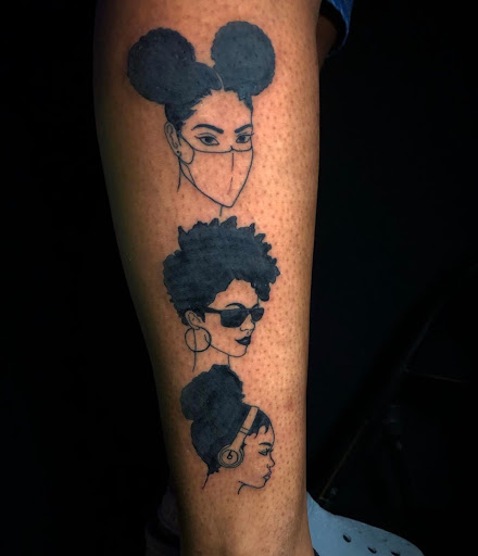 Explore dainty flower tattoo ideas, creative tattoo ideas in Atlanta, available at Golden Anchor Tattoo